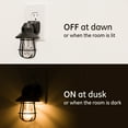 thumbnail image 6 of GE Vintage LED Night Light, Plug in, Light Sensing, Black Cage, 4.94 in, 3.99 in, 6 of 10