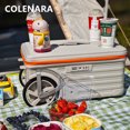 thumbnail image 3 of COLENARA Maleta portátil Caja de embarque con ruedas de gran tamaño Cubierta de carrito de gran capacidad 20 "24 pulgadas con ruedas Equipaje rodante, 3 of 4