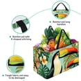 thumbnail image 3 of Toucan Large Capacity Reusable Foldable Oxford Cloth Laundry Basket Beach Bag Shopping Basket Grocery Bags, 3 of 7