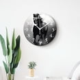 thumbnail image 4 of 16 Inch Wall Clock Battery Operated Silent Clock Decorative for Office, Kitchen, Outdoor, Living Room，Horse in Dust Artwork Art, 4 of 4