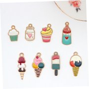 UPKOCH cute keychain charms Alloy Multi-colored 40Pcs