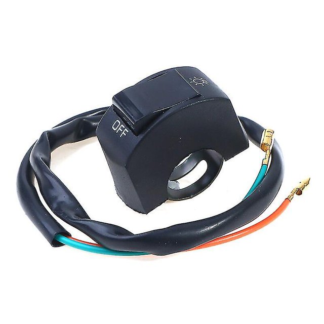 Botón pulsador de encendido y apagado de 22 mm para motocicleta, conector de botón de 12 V, interruptor de manillar para ATV, bicicleta electrónica, scooter, motocicleta