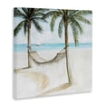 thumbnail image 2 of Stupell Industries Tropical Beach Hammock Coastal Scene Canvas Art, 17 x 17, by Lorenzo Collective, 2 of 8