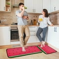 thumbnail image 6 of Colorful Watermelon Kitchen Mats Kitchen Rugs Runner Laundry Rug Non Slip Floor Door Mats Soft Doormats Carpet Home Decor Set of 2, 6 of 6