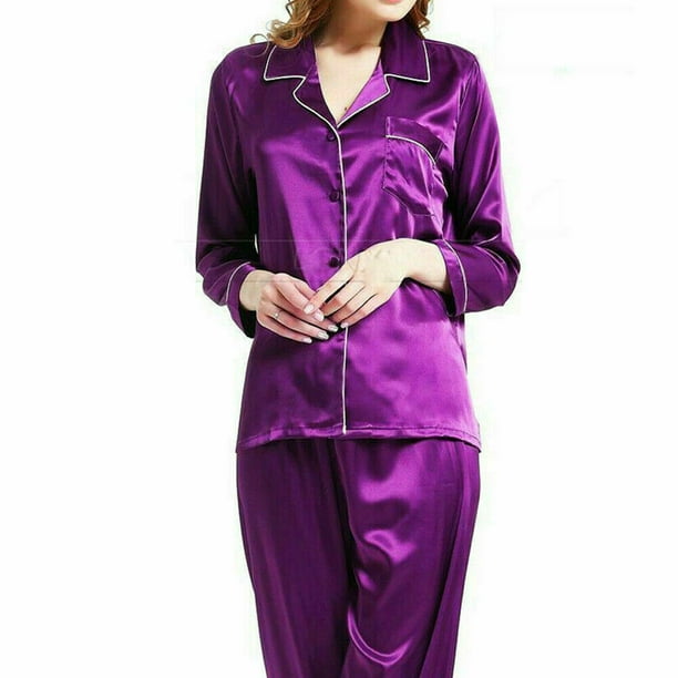 satin pajama suit