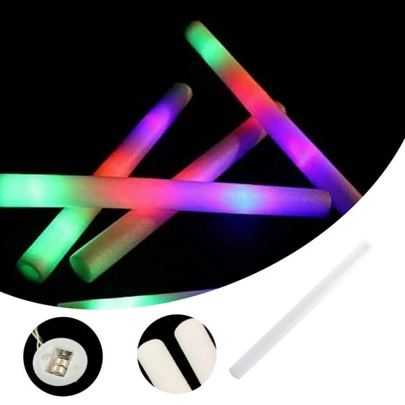 Boreal Craft Colorful Sponge Foam Glow Stick Concert Should Support The Glitter Stick Bar Performance Large LED Light Stick Props Kids Wedding Activities Party Lights Bulb Light Party Clothes Light