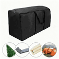 thumbnail image 1 of Tcwhniev Bolsa de Almacenamiento para Árbol de Navidad de 68"Lx30"Wx20"H, Material Duradero E Impermeable para Proteger contra el Polvo y la Humedad, Bolsa con Zíper y Asas de Transporte, Bolsa de Al, 1 of 2