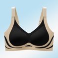 thumbnail image 2 of WRKEKC Wireless Bras for Women, Women Seamless Contrast Sponge Underwear Soft Support Comfortable Breathable Fixed Cup Bra, 2 of 4