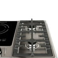 thumbnail image 5 of True Induction TI-1+2B Built-in UL858 Certified, 23-inch 1 Induction + 2 Gas Burner Combination Gas & Induction Cooktop, 5 of 6
