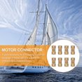 thumbnail image 3 of Miangastore Motor Shaft Extension Connector Golden 8Pcs 0.315X0.71Inch Brass, 3 of 8