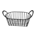 thumbnail image 2 of Cesta organizadora para servir comida y refrigerios con asas, cesta para papas fritas y refrigerios para armarios. Negro, 2 of 6