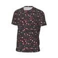 thumbnail image 6 of Wukai Valentine'S Day Print Men's Short-Sleeved Mesh T-Shirt,Quick-Dry Short Sleeve Workout T-Shirt-, 6 of 8