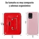 thumbnail image 2 of Caja De Seguridad Pequeña Vimi Alcancía De Monedas Y Objetos De Valor Rojo, 2 of 8