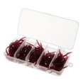 thumbnail image 1 of Señuelo De De Lombriz De 150 Piezas, Cebo De Rojo De Olor, Señuelos De Pesca De Plástico Blando Baoblaze Smell Red Worm señuelo de pesca, 1 of 8