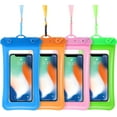 thumbnail image 1 of Floating Waterproof Phone Pouch Floatable Waterproof Case Universal Cellphone Dry Bag with Lanyard Beach Underwater Pouch for Smartphone up to 6.5 Inch, 1 of 6