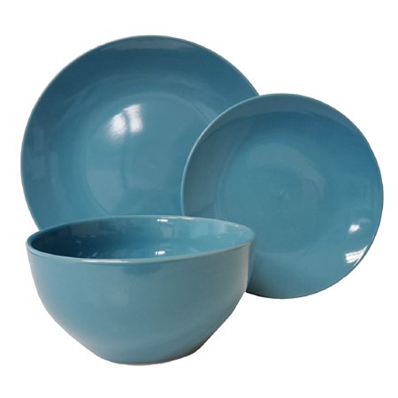 UPC 048552584913 product image for Tabletops Gallery 12 Piece Dinnerware Set Stoneware Service for 4 Blue | upcitemdb.com