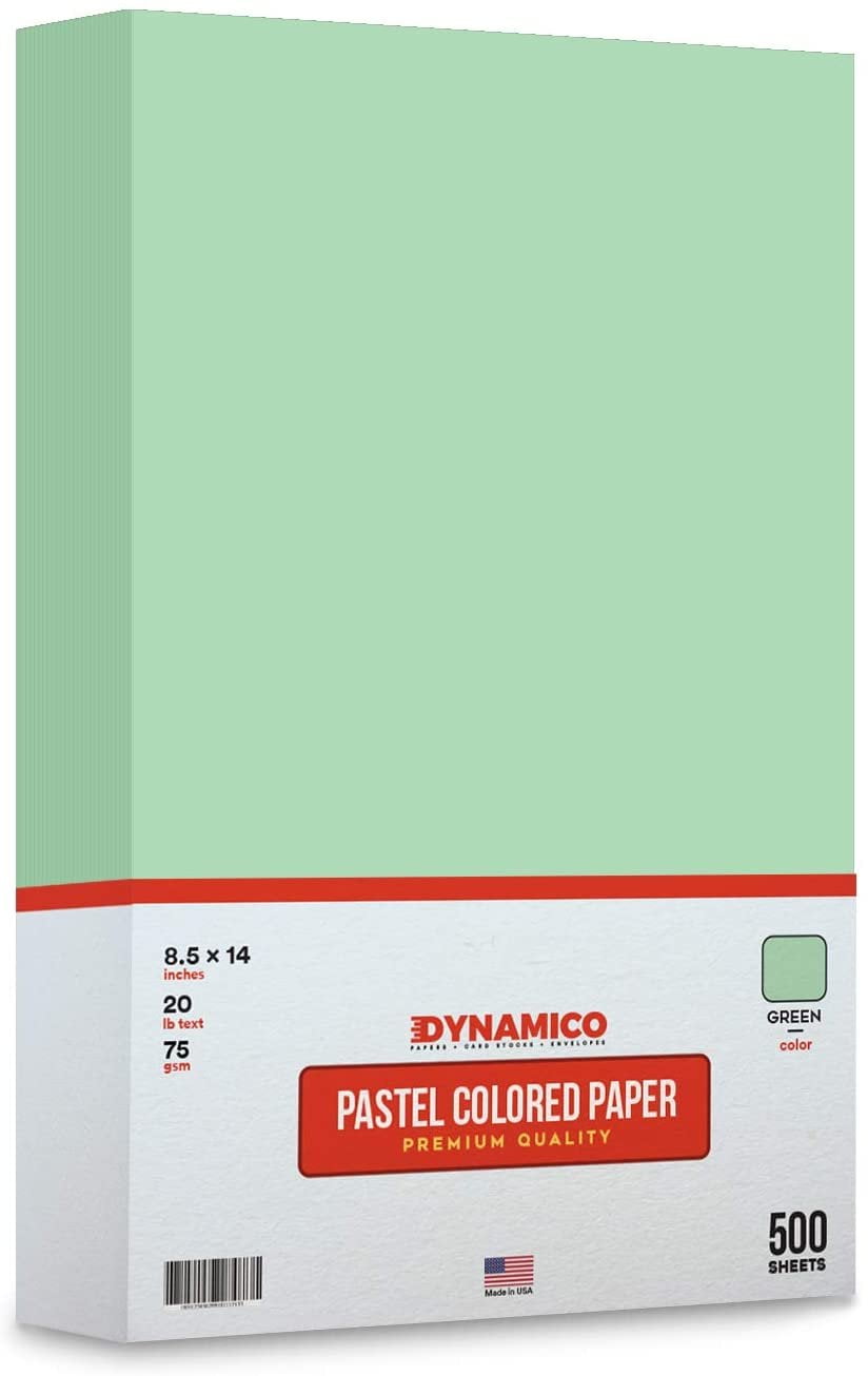 Eco 5-Color Assortment, 8.5” x 11”, 24 lb/89 gsm, 500 Sheets