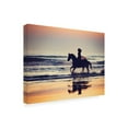 thumbnail image 2 of PHBurchett 'Running in the Sand III' Canvas Art, 2 of 3