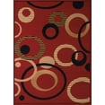 thumbnail image 5 of United Weavers Plaza Francoise Area Rug, Geometric Pattern, Red, 7'10" X 10'6", 5 of 6