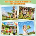 thumbnail image 4 of JoyStone Automatic Bubble Machine Toys for Toddlers, Push & Handheld Bubble Lawn Mower with Lights, Rechargeable Bubble Blower Toy for Kids Ages 3–6, Green, 4 of 13