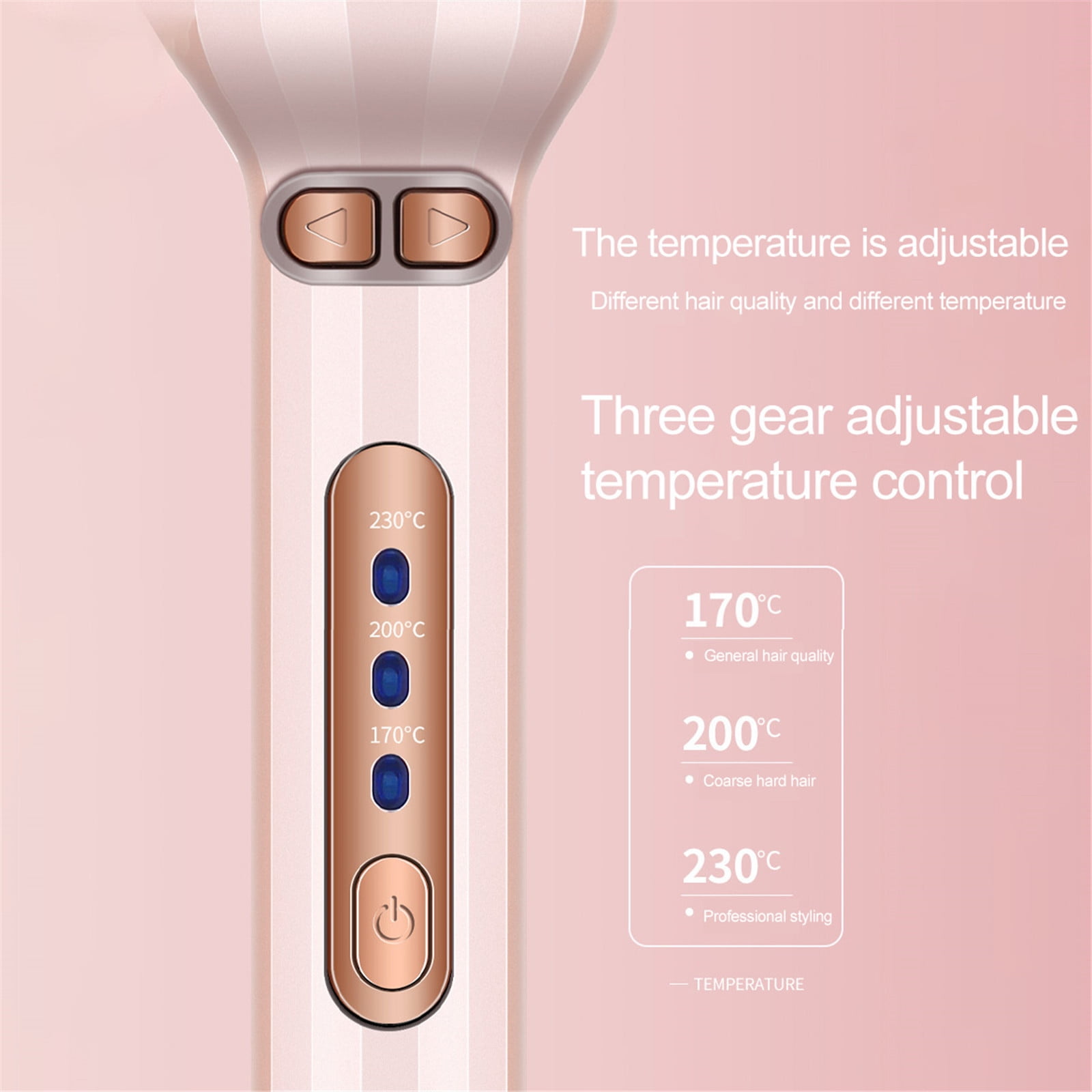 WQJNWEQ Clearance 2 in 1 Hair Dryer Brush Automatic Rotating Roller Hot Air Styler