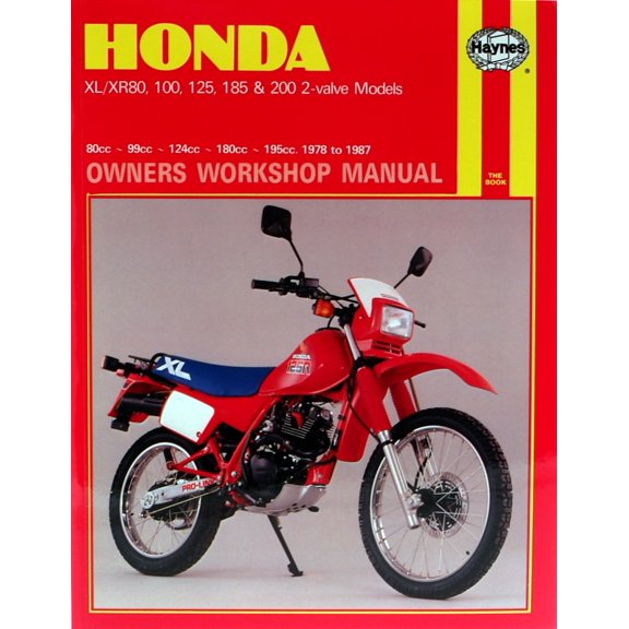Honda XL/XR with 80cc thru 200cc engines (78-87) Haynes Repair Manual ^