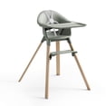 thumbnail image 1 of Trona Stokke Clikk Glacier Green con bandeja y arnés, 1 of 7