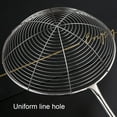 thumbnail image 4 of Cheer US Spider Strainer Skimmer Stainless Steel Strainer Spoon Ladle, Wire Strainer Scoop with Long Handle for Kitchen Cooking Fryer Frying Food Pasta Noodle Spaghetti, 4 of 7