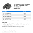 thumbnail image 2 of Idle Speed Control Motor - Compatible with 1980 - 1995 Cadillac DeVille 1981 1982 1983 1984 1985 1986 1987 1988 1989 1990 1991 1992 1993 1994, 2 of 2