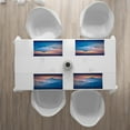 thumbnail image 3 of Ambesonne Nature Place Mats Set of 4, Paraglide Sun Mountains, Standard Size, Blue Pink, 3 of 4