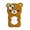 .Brown, variant on Ultra Thick Soft Silicone Case for Apple Teddy Bear Animal 3D Cartoon Japanese Cute Lovely Adorable Kawaii Kids Girls Women (Beige, for iPhone 17)