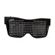 thumbnail image 1 of Control De Aplicación De Anteojos LED Bluetooth Sunnimix Para Raves Texto Blanco Cosplay Anime, 1 of 8