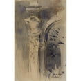 thumbnail image 2 of Georges Hugo 13x18 Gold Ornate Wood Frame and Double Matted Museum Art Print Titled - A Puget Cariatide at the Toulon City Hall, 2 of 4