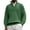 Green, variant on Men's Quarter Zip Sweaters Slim Fit Mock Neck Pullover Sweaters Lightweight Knitted Sweater Green 3XL