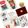thumbnail image 2 of Easykart Christmas Greeting Cards with Envelopes | Pack of 24 cards - 6 Assorted Designs of 4 each | 5.5 x 4 Inch Merry Christmas Cards with Seal Stickers For Friends , Family and loved Ones, 2 of 7