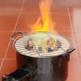 thumbnail image 3 of Grille de Barbecue Ronde en Acier Inoxydable Multi-Tailles pour Pique-Niques 28cm 33cm 38cm, 3 of 9