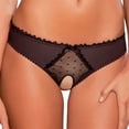 thumbnail image 6 of Arvbitana Women's Sexy Panties Thongs Lace Trim Open File Comfortable and Breathable Underwear, 6 of 7
