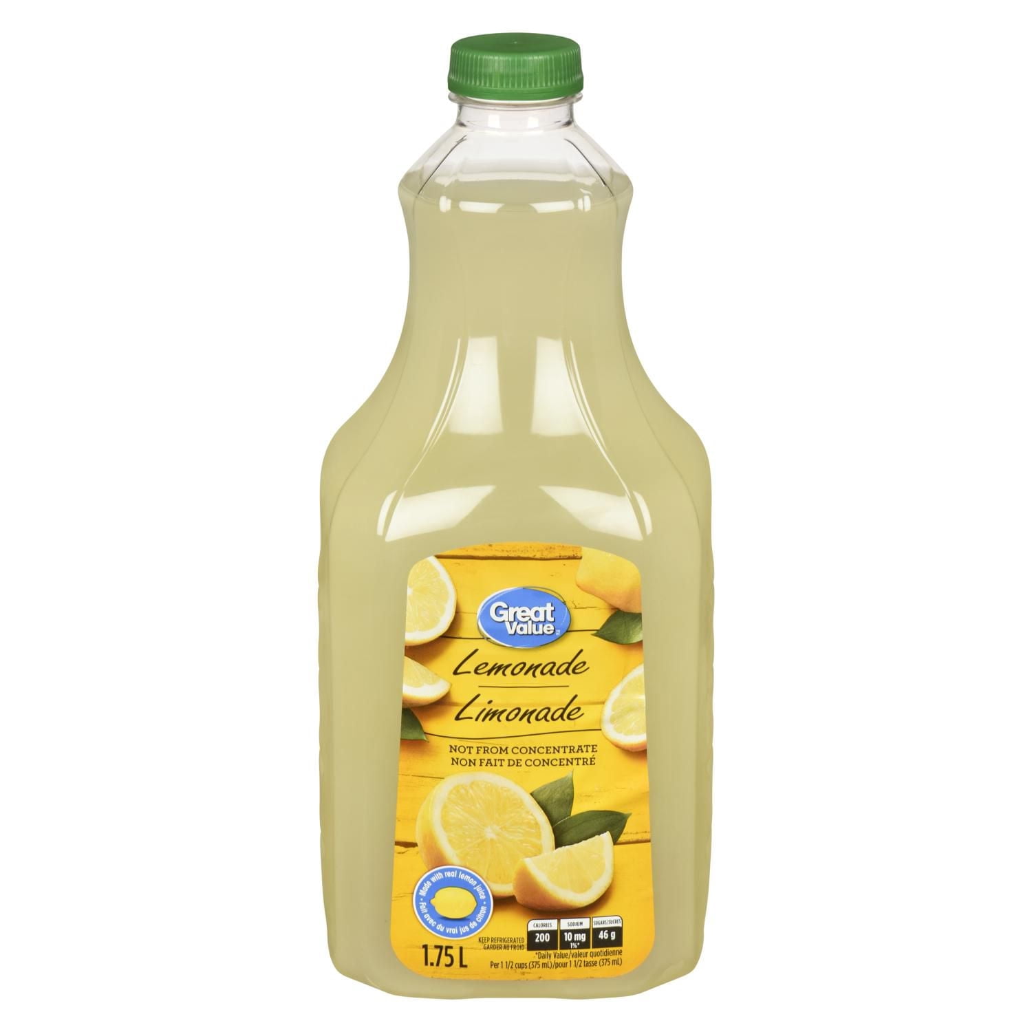 Great Value Lemonade, 1.75L - Walmart.ca