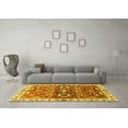 thumbnail image 3 of Ahgly Company Indoor Rectangle Abstract Yellow Modern Area Rugs, 4' x 6', 3 of 4