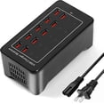 thumbnail image 1 of Bloque de cargador USB C de 100 W, estación de carga USB C, 20 puertos (20 A), hub de carga múltiple, 1 of 8