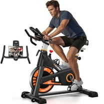 Wenoker Indoor Cycling Bike Stationary Exercise Bikes with Silent Belt Drive, Heavy Flywheel,and LCD Monitor for Home Cardio Workout Training.