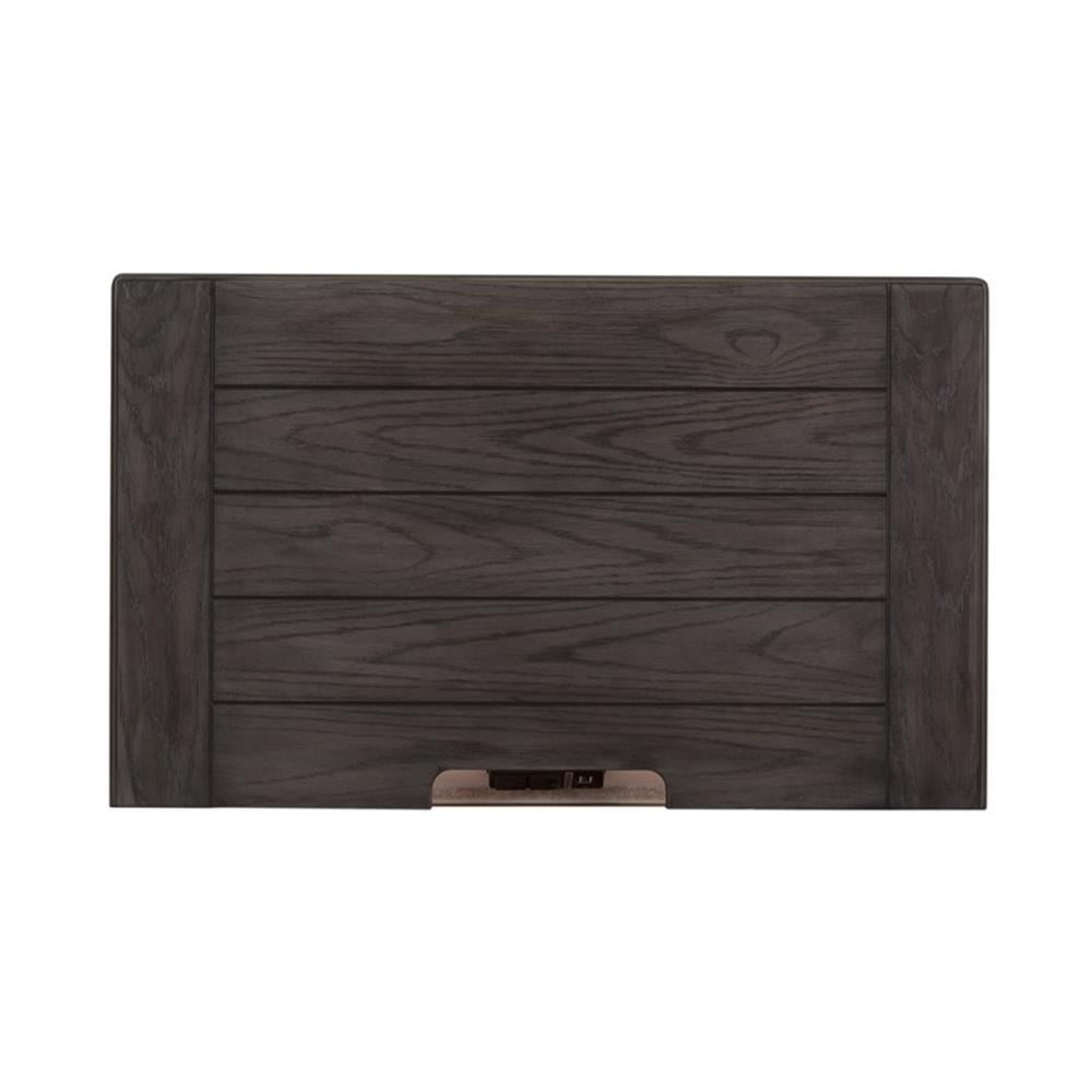 Allyson Park White Night Stand w/ Charging Station