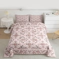 thumbnail image 2 of Homewish Rustic Bohemian Floral Bedding Comforter Set, Pink Mandala Floral Twin Comforter Sets, Southwestern Style Reversible Bedding Set, Super Cozy Room Decor, 2-Piece, 2 of 8