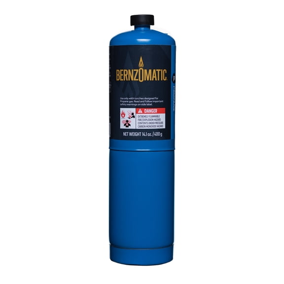 Bernzomatic 14.1 oz Propane Tank Cylinder Fuel for Propane Torch, Blow Torch & Torch Head Use