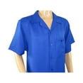 thumbnail image 5 of Men 2pc Walking Leisure Suit Short Sleeves By DREAMS 256-21 Solid Royal Blue, 5 of 7