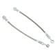 thumbnail image 1 of Línea de freno trasera extendida trenzada, líneas de freno traseras extendidas rugosas de acero inoxidable Línea de freno extendida Logre más, 1 of 9