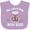 Lavender, variant on Inktastic The Cutest Little Jelly Bean Boys or Girls Baby Bib