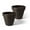 Multicolor, variant on Algreen 8 x 10 x 10 in. Round Banded Planter, Terra Cotta - Pack of 2