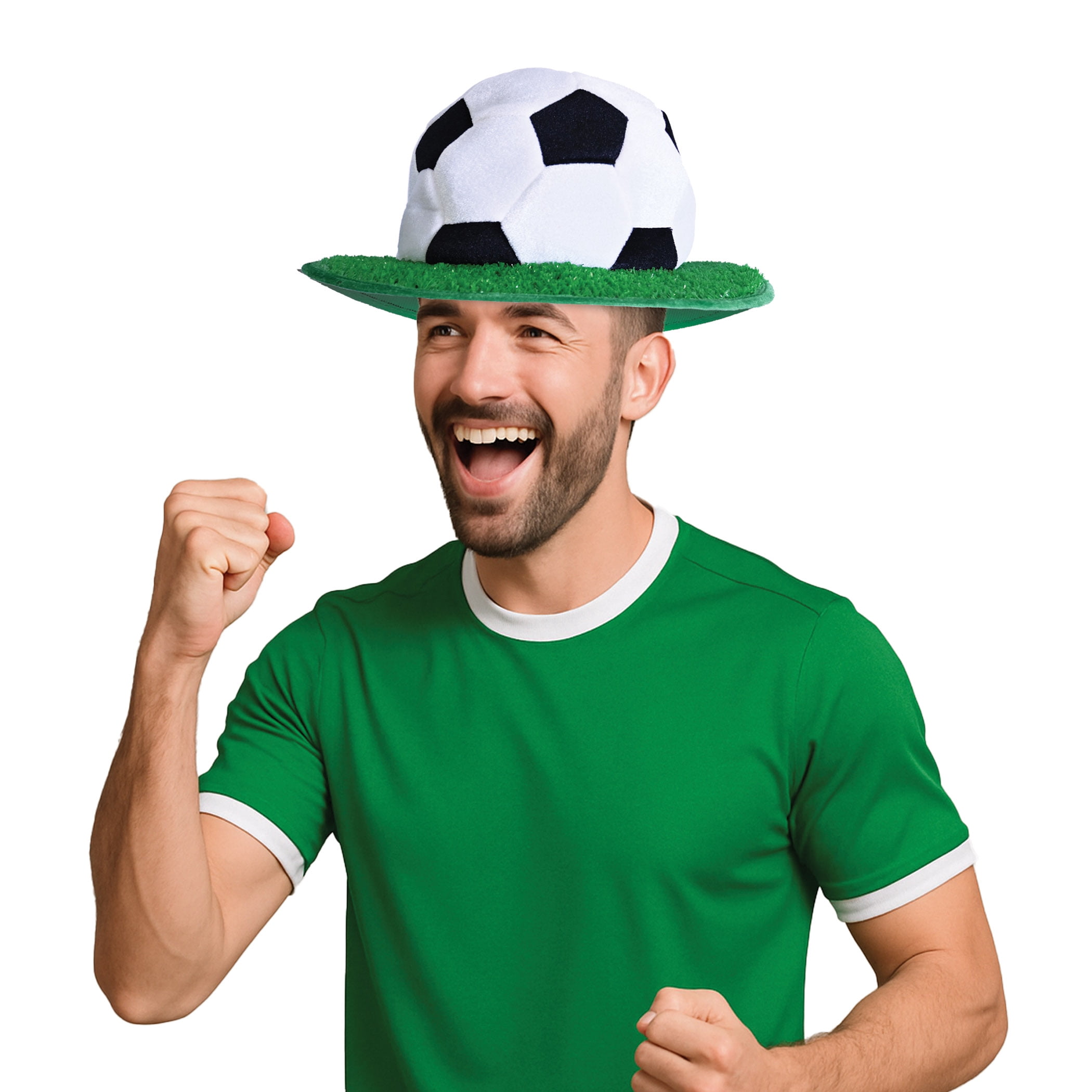 Plush Soccer Ball Hats, Pack of 2