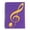 Purple, variant on Sheet Music Folder A4 Size 10 Page Treble Clef Print Blue Spiral Bound Sheet Music Notebook Sheet Organizer File Folder Holder for Musicians Music Lessons Recitals Home Practice